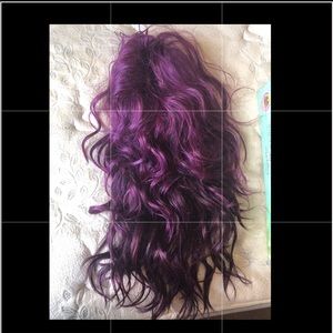 PLUM RED WIG - Janet Collection - Moon